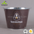 Metal Round Champagne Beer Ice Bucket para bar